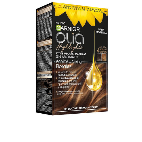 Garnier Olia Kit De Mechas Para Cabello Brillo Natural Sin Amoniaco