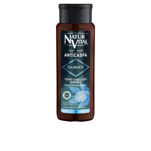 Natur Vital Champú Anticaspa Shampoo Per Uomini Sensibili Calmante Antiforfora Cura Delicata
