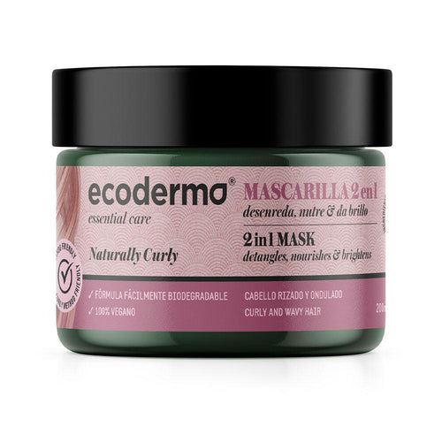Ecoderma Eco Champú Haarmaske 2 In 1 Natürliche Locken Pflege