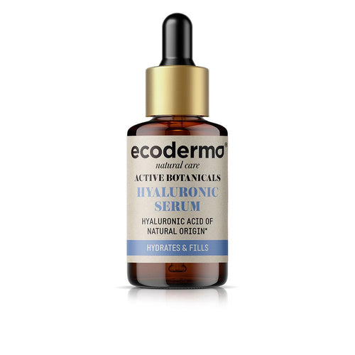 Ecoderma Active Botanicals Hyaluronsäure Gesichtsserum Intensiver Feuchtigkeit Und Elastizität