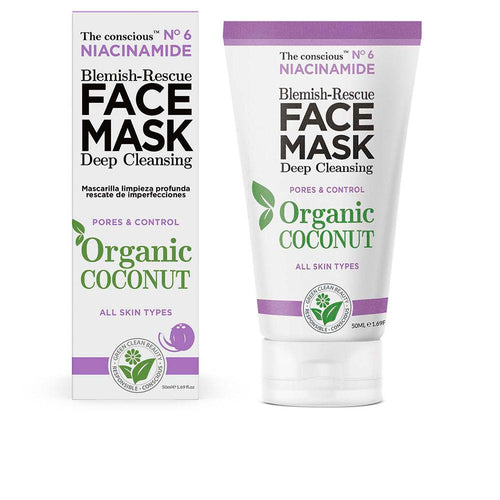 The Conscious™ Niacinamide Mascarilla Facial Coco Orgánico Control De Imperfecciones Piel Radiante