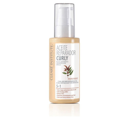 Clearé Institute Curly Aceite Tratamiento Capilar Rizos Definidos Con Brillo