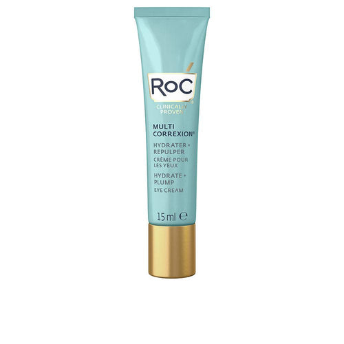 Roc Hydrate + Plump Crema Para Ojos Con Ácido Hialurónico Mirada Radiante Y Joven