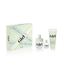 Rochas Girl Perfume Eau De Toilette Set Spray Good Feel Good