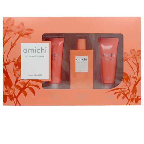 Amichi Mandarine Perfume Eau De Toilette Set Aroma Cítrico