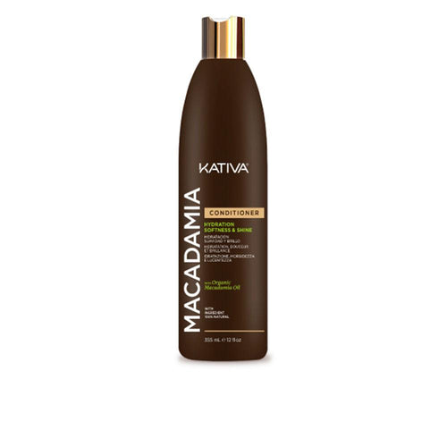 Kativa Macadamia Kativa Acondicionador Hidratante Para Cabello Extra Brillo Y Suavidad