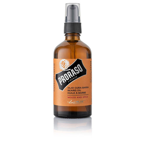 Proraso Wood And Spice Olio Per La Barba Barba Morbida Protetta