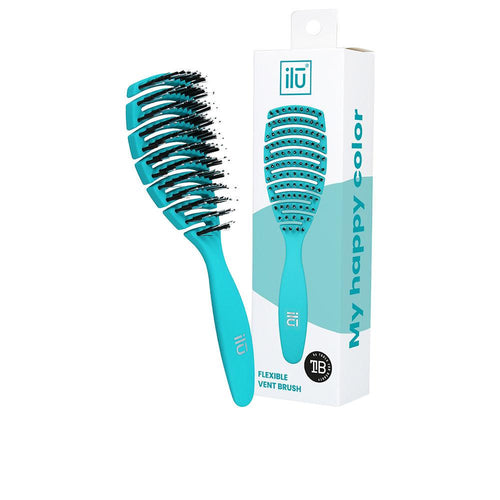 Ilū Flexible Vent Spazzola Per Capelli Massaggio Cuoio Capelluto Ergonomico Vegan
