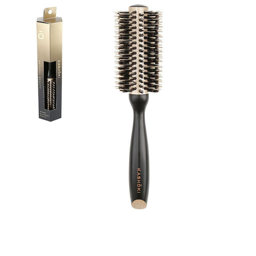 Kashōki Natural Beauty Kashoki Spazzola Rotonda In Legno Capelli Sani E Lucenti