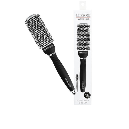 Lussoni Hot Volume Spazzola Tonda Per Capelli Ceramica Anti Crespo Efficace