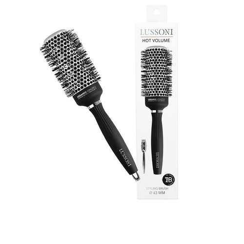 Lussoni Hot Volume Spazzola Tonda Per Capelli Ceramica Anti Crespo Efficace