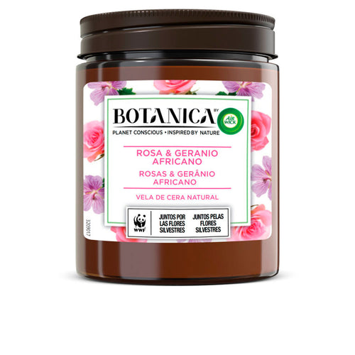 Air-Wick Botanica Candela Rosa & Geranio