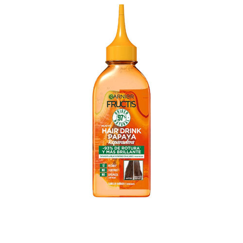 Garnier Fructis Hair Drink Tratamiento Capilar Reparador De Papaya