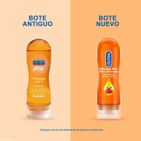 Durex Play Massage Estimulante Gel De Massage Et Lubrifiant