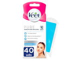 Veet Bandas De Cera Pure Ceretta Viso Pelli Sensibili