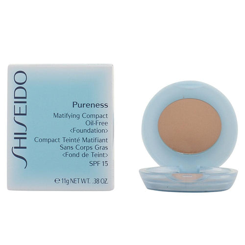 Shiseido Pureness Base De Maquillaje En Polvo Compacta Acabado Mate Duradero
