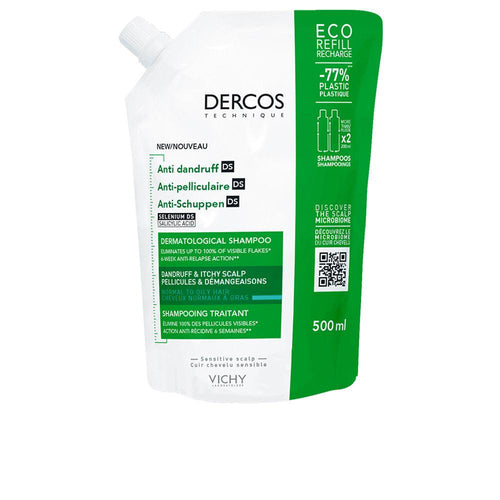 Vichy Dercos Shampoo Anti-Pelliculaire Cheveux Gras Résultats Visibles En 6 Semaines