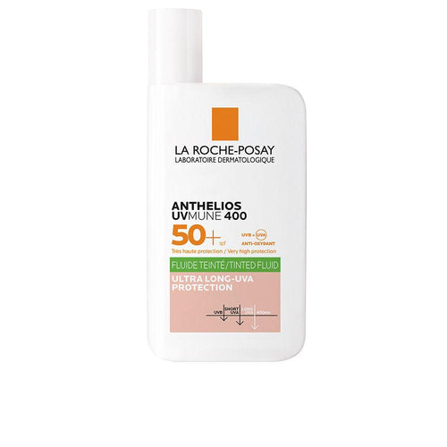 La Roche Posay Anthelios UVMune 400 Oil Control Fluido Solar Teñido SPF50 Plus Protección Efectiva Y Duradera