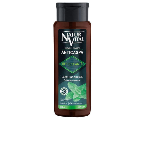Natur Vital Champú Anticaspa Shampoo Für Fettiges Haar Frische Und Kraft