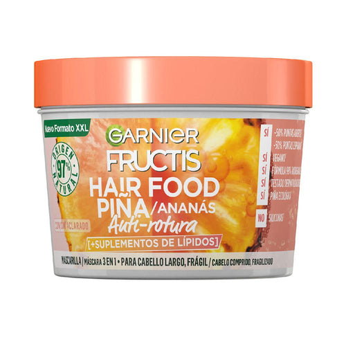 Garnier Fructis Hair Food Haarmaske Ananas Anti Bruch Stark Glänzendes Haar