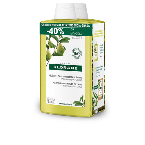Klorane Klorane Cédrat Shampoing Léger Pour Cheveux Normaux Et Gras Soin Naturel Efficace