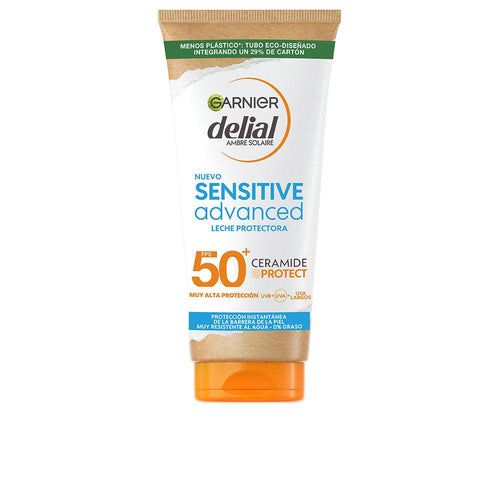 Garnier Delial Sensitive Advanced Leche Protectora Solar SPF50 Plus Protección Máxima Para Tu Piel