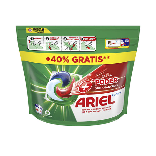 Ariel Pods Extra Power Stain Remover Detergente 3in1