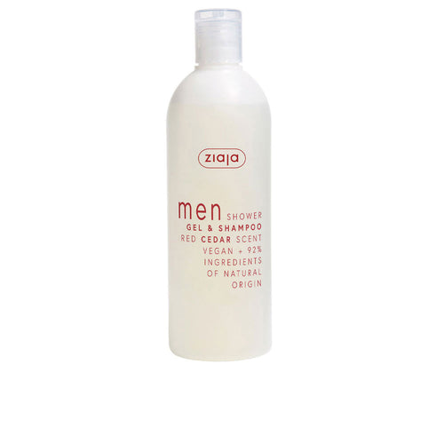 Ziaja Men Gel Doccia E Shampoo Cedro Rosso
