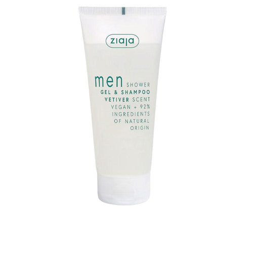 Ziaja Ziaja Men Vetiver Infused Shower Gel And Shampoo Pure Vitality