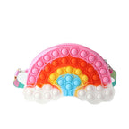 Inca Bolso Inca Borsa A Tracolla In Silicone Pop It Rainbow
