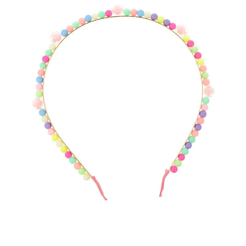 Inca Diadema Metal Headband With Colorful Beads