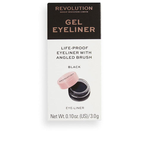Revolution Make Up Gel Eyeliner Life Proof Negro Sin Crueldad Belleza