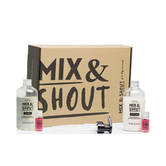Mix & Shout Rutina Rizado Set Champú Y Acondicionador Para Cabello Rizado Cuidado Intensivo Natural