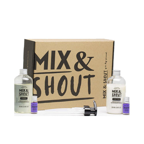 Mix & Shout Rutina Rizado Kit Cuidado Cabello Rizado Hidratación Profunda