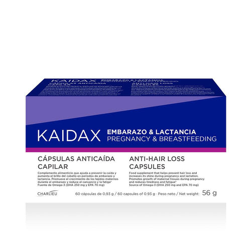 Topicrem Kaidax Capsules De Grossesse Et D'Allaitement Pour Une Chevelure Vitalisée