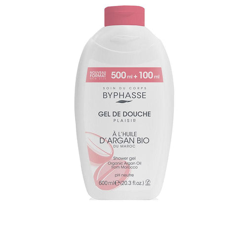 Byphasse Plaisir Gel Douche Enrichi D'Huile D'Argan Bio Hydratation Intense