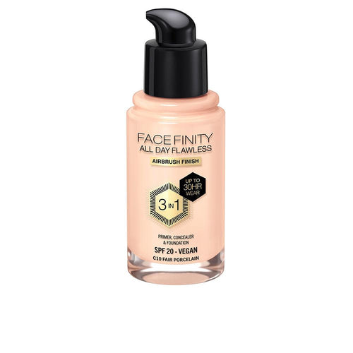 Max Factor Facefinity All Day Flawless 3 In 1 Base De Maquillaje Cobertura Perfecta Todo El Día
