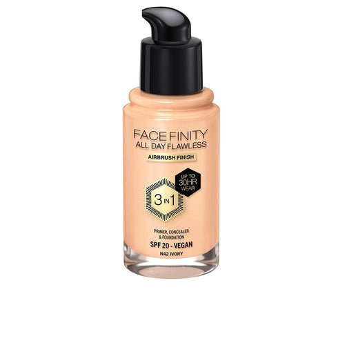 Max Factor Facefinity All Day Flawless 3 In 1 Base De Maquillaje Cobertura Perfecta Todo El Día
