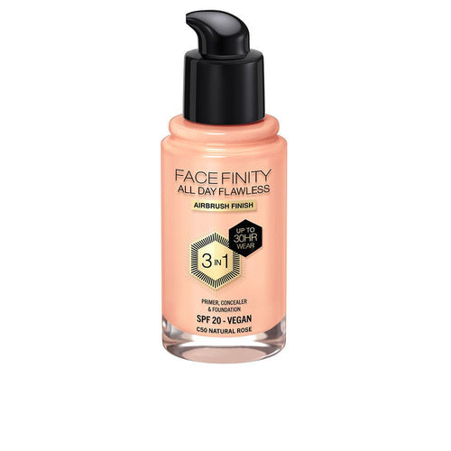 Max Factor Facefinity All Day Flawless 3 In 1 Base De Maquillaje Cobertura Perfecta Todo El Día