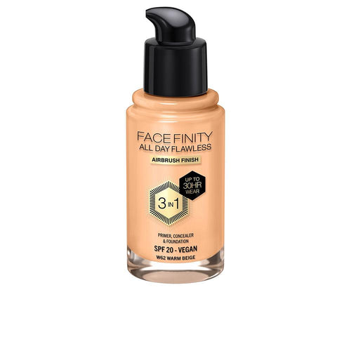 Max Factor Facefinity All Day Flawless 3 In 1 Base De Maquillaje Cobertura Perfecta Todo El Día