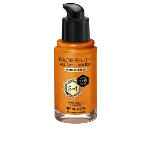 Max Factor Facefinity All Day Flawless 3 In 1 Base De Maquillaje Cobertura Perfecta Todo El Día