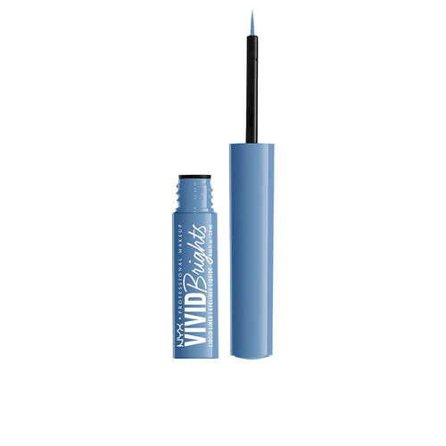 Nyx Professional Make Up Vivid Bright Delineador Líquido Mirada Intensa Y Impermeable