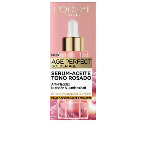 L'Oréal Paris Age Perfect Suero Aceite En Tono Rosa Piel Madura Radiante