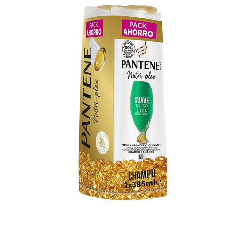 Pantene Suave Y Liso Shampoo Morbido E Setoso Riduce Secchezza Domina Crespo