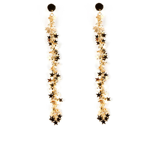 Shabama Pendientes Shabama Orecchini Starry XL Oro Lucido