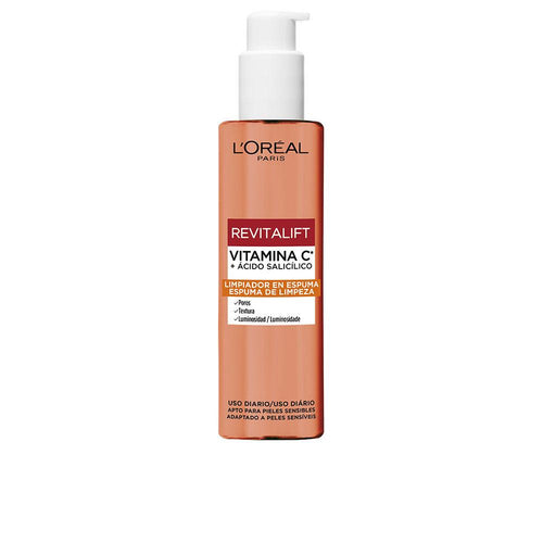L'Oréal Paris Revitalift Vitamine C + Acide Salicylique Nettoyant Moussant Visage Peau Rayonnante