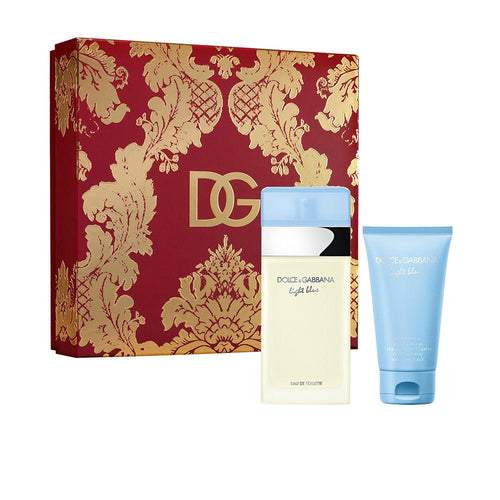 Dolce & Gabbana Light Blue Pour Femme Perfume Eau De Toilette Set Complete Three Items