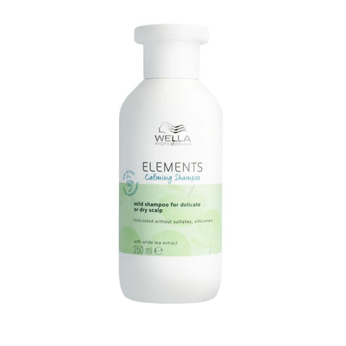 Wella Professionals Elements Champú Suavizante Natural Para Cuero Cabelludo Seco Y Sensible Ingredientes Naturales Veganos