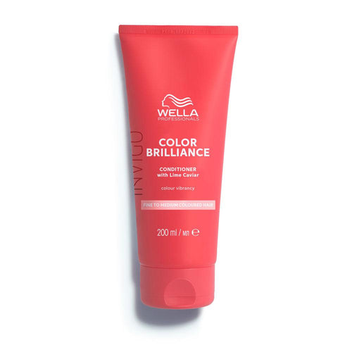 Wella Professionals Invigo Color Brilliance Après Shampoing Protecteur Pour Cheveux Fins Et Normaux Lime Caviar Antioxydant