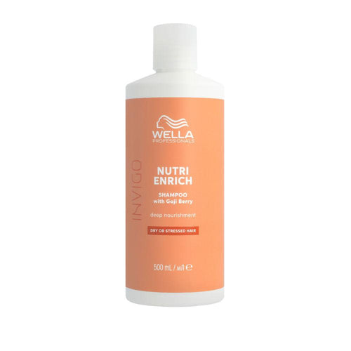 Wella Professionals Invigo Nutri-Enrich Shampoo Nutrition Profonde Pour Cheveux Secs Et Abîmés Éclat Et Hydratation Ultime